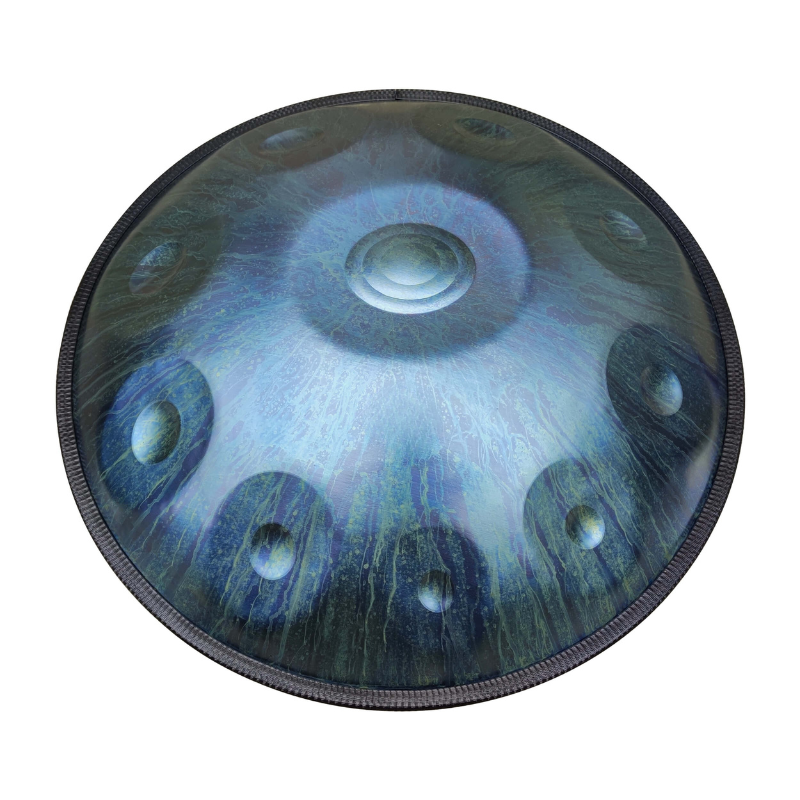 Handpan 9/10/12/13/14 notes bleu foncé - Ré mineur
