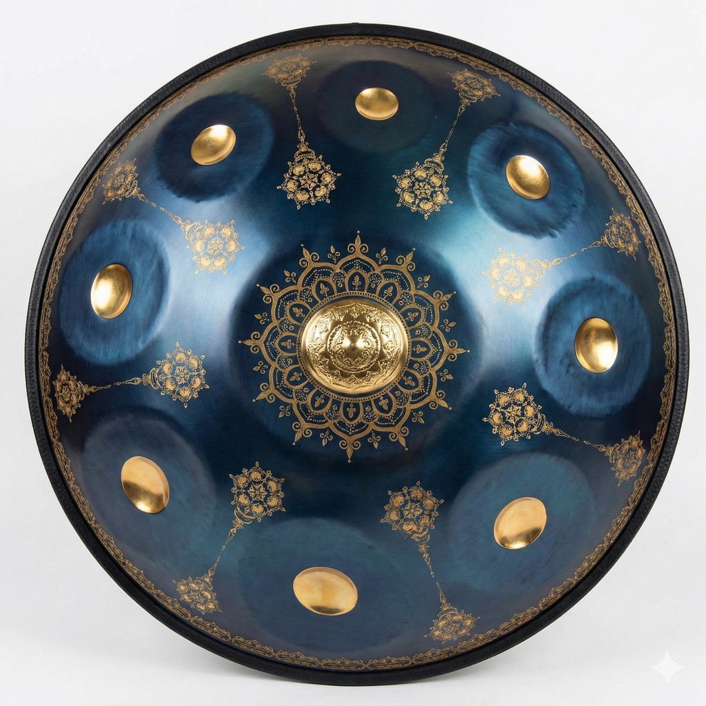 Handpan Mandala 9/10/12 notes Ré mineur Kurd