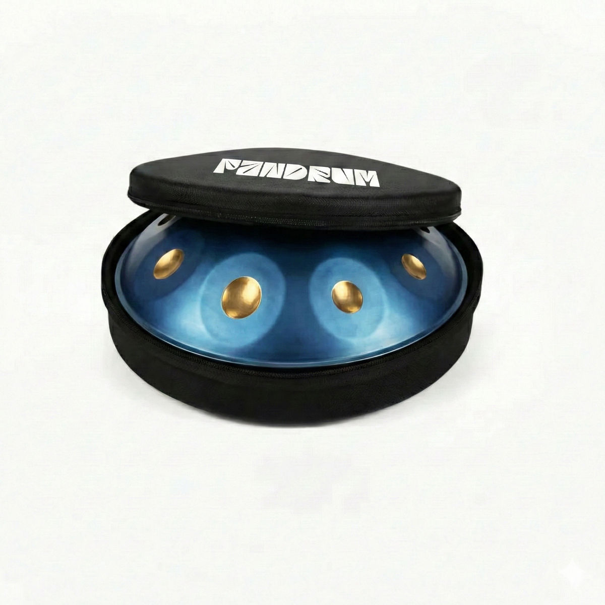 Handpan 13 notes bleu doré - Ré mineur