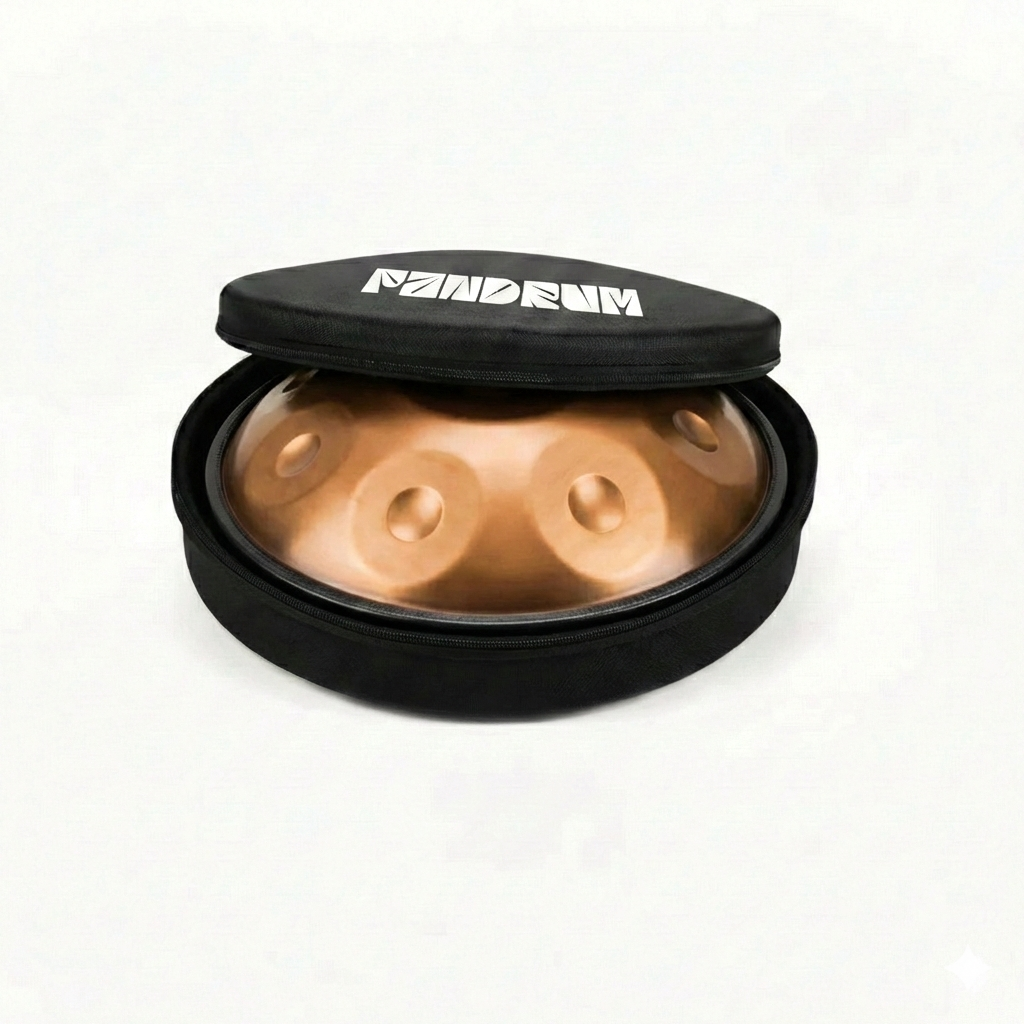 Handpan 9 notes doré - Sol mineur