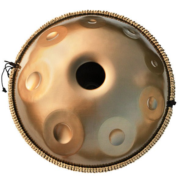 Handpan 17 notes doré - Ré mineur - Pandrum