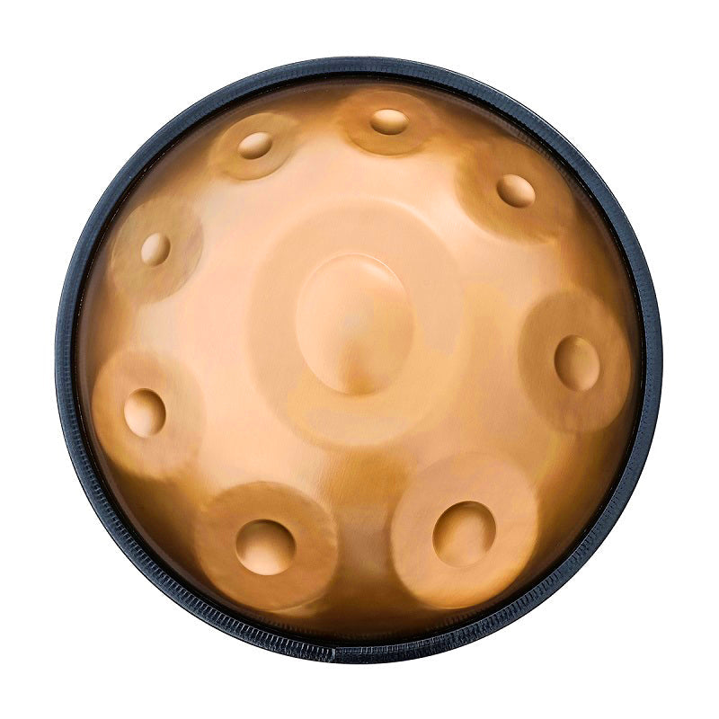 Handpan 9 notes doré - Sol mineur