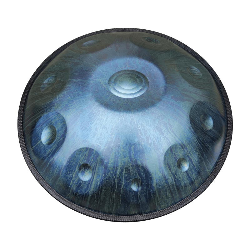 Handpan 9/10/12/13/14 notes bleu foncé - Ré mineur - Pandrum