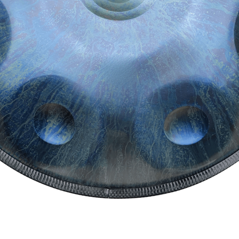 Handpan 9/10/12/13/14 notes bleu foncé - Ré mineur - Pandrum