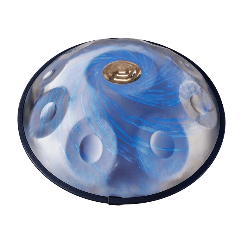 Handpan 9/10/12/13/14 notes bleu Planète - Ré mineur - Pandrum