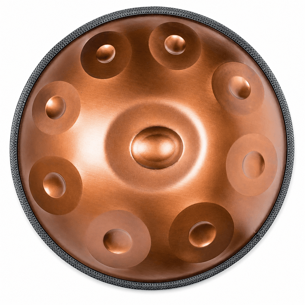 Handpan 9/10/12/13/14 notes bronze - Ré mineur - Pandrum