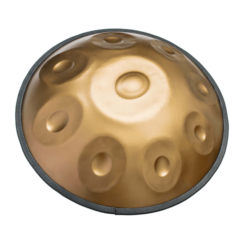 Handpan 9/10/12/13/14 notes doré - Ré mineur - Pandrum