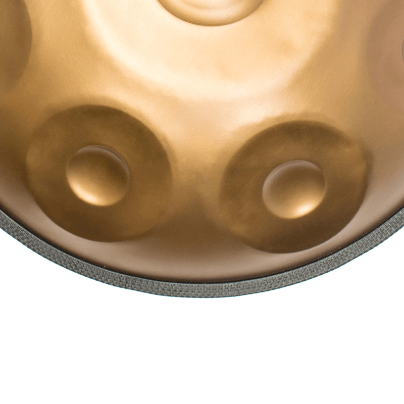 Handpan 9/10/12/13/14 notes doré - Ré mineur - Pandrum
