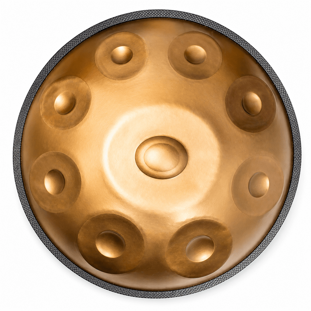 Handpan 9/10/12/13/14 notes doré - Ré mineur - Pandrum