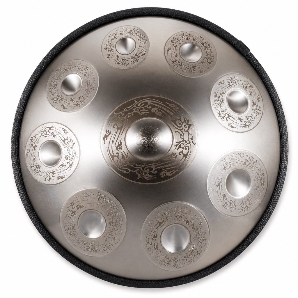 Handpan Dragon 9/10/12 notes Ré mineur Kurd - Pandrum