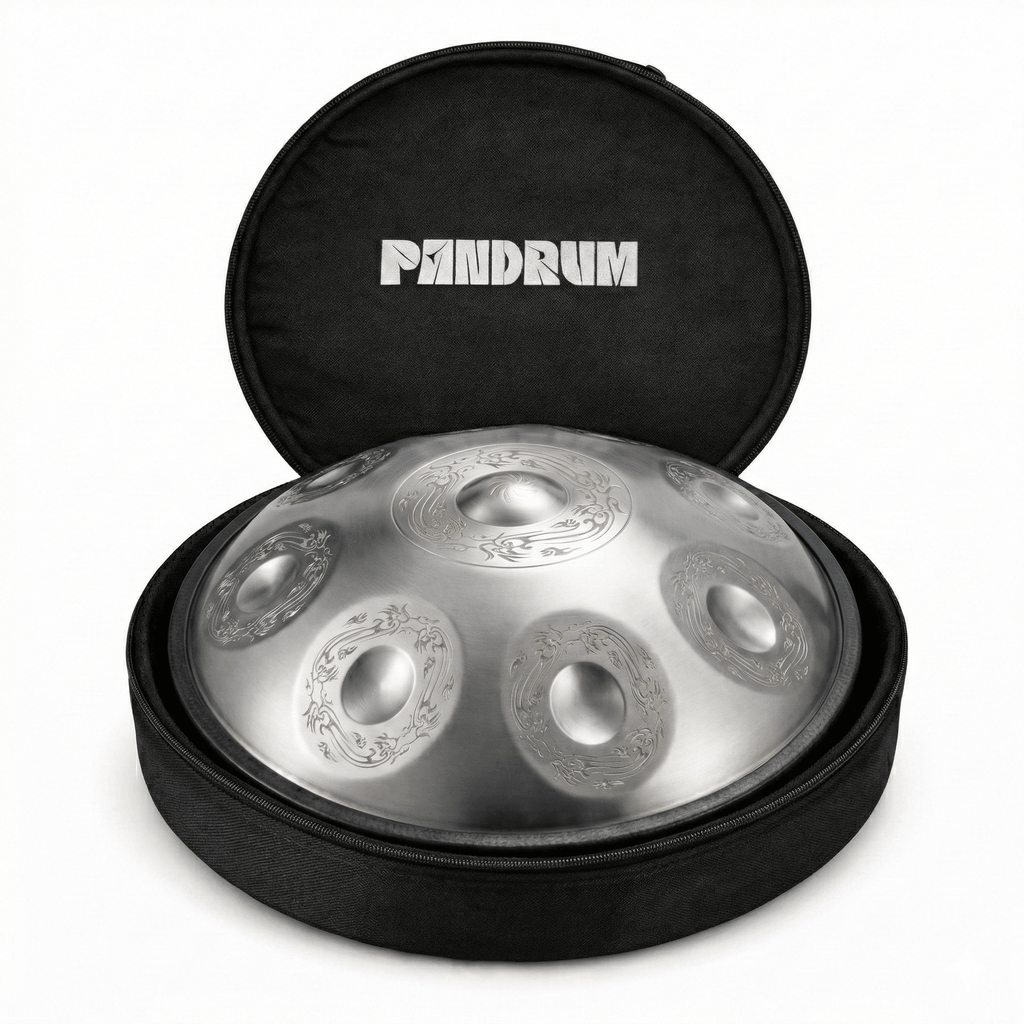 Handpan Dragon 9/10/12 notes Ré mineur Kurd - Pandrum
