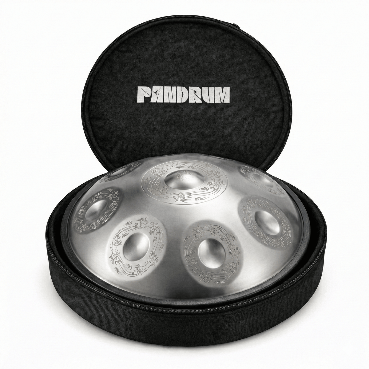 Handpan Dragon 9/10/12 notes Ré mineur Kurd - Pandrum