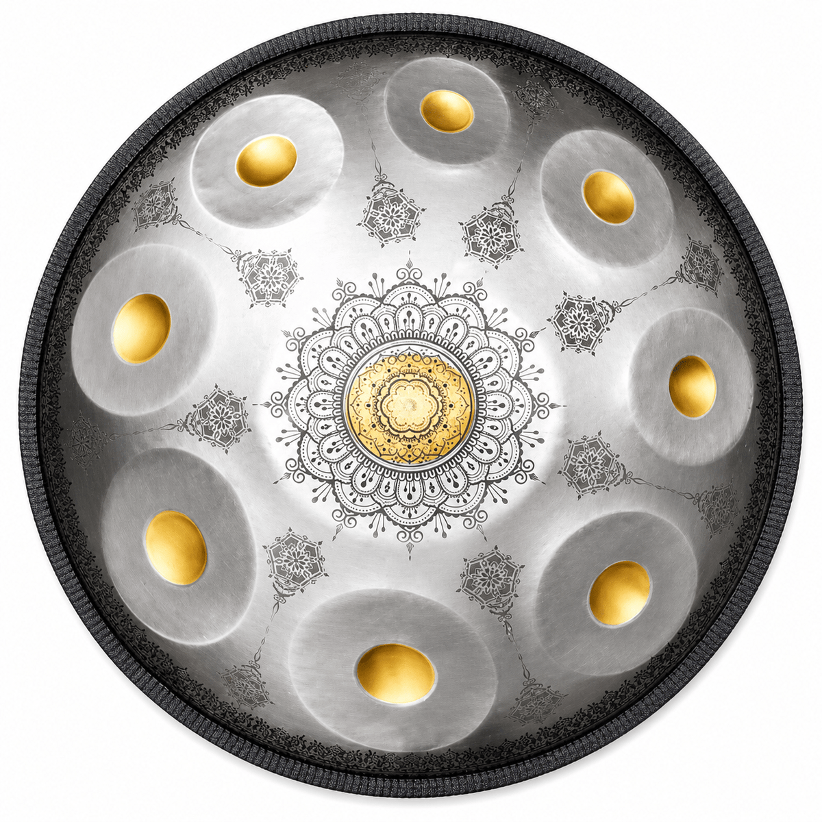 Handpan Mandala 9/10/12 notes Ré mineur Kurd - Pandrum