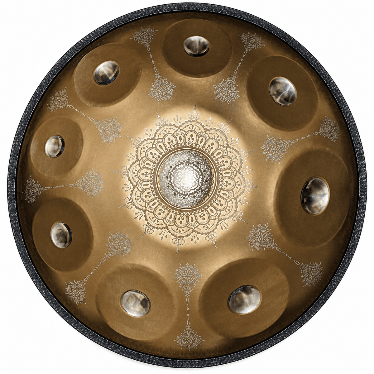 Handpan Mandala 9/10/12 notes Ré mineur Kurd - Pandrum