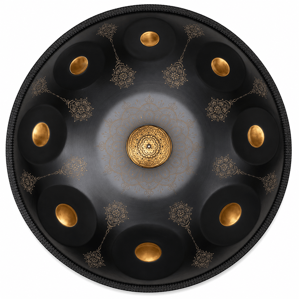 Handpan Mandala 9/10/12 notes Ré mineur Kurd - Pandrum
