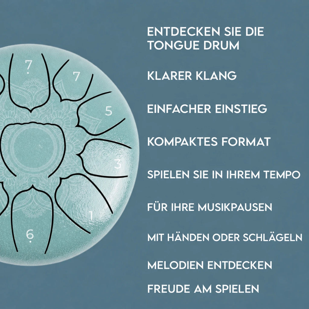 Tongue Drum | Tank Drum 11 notes - Sol majeur - Pandrum